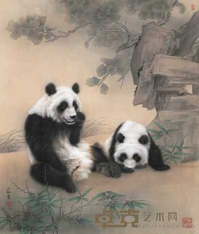 王申勇 嬉戏 镜心 89×75.5cm